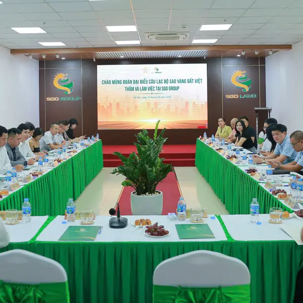 SGO Group tiếp đón Câu lạc bộ Sao Vàng Đất Việt, mở ra nhiều cơ hội hợp tác chiến lược