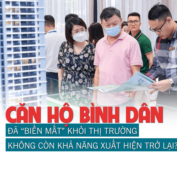 Căn hộ bình dân giá dưới 25 triệu đồng/m2 tại Hà Nội và TP Hồ Chí Minh “biến mất”