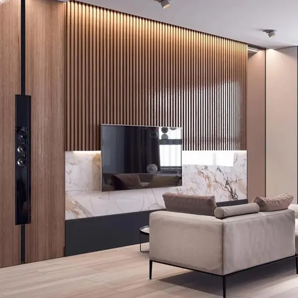 Xu hướng nội thất: Kết hợp giữa đá và gỗ tự nhiên mang tới không gian sống đậm chất cá nhân