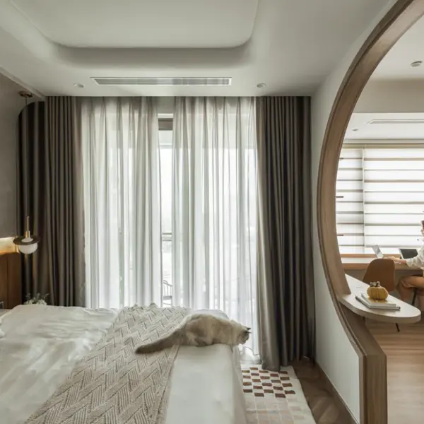 Chiêm ngưỡng mẫu thiết kế không gian sống nghệ thuật từ những đường cong mềm mại, quyến rũ