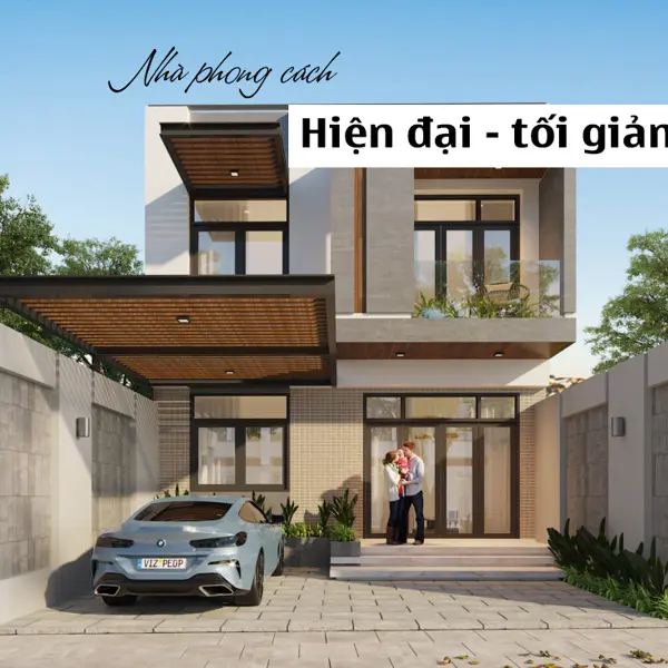Thiết kế nhà phố phong cách tối giản - “Điểm nhấn” ấn tượng nơi phố thị ồn ào