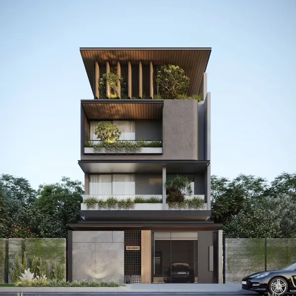 Thiết kế lối thoát hiểm trong nhà phố vừa tinh tế lại vừa có tính ứng dụng cao