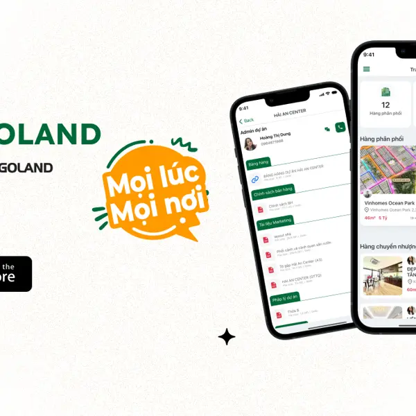 Ra mắt SGO Land app - Ứng dụng cho môi giới BĐS chuyên nghiệp nhất hiện nay