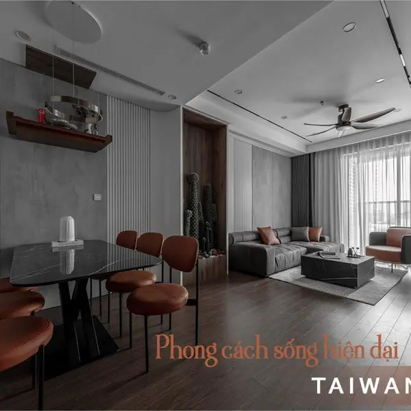 Thiết kế nội thất phong cách Đài Loan - Không gian tinh tế, "chữa lành" giữa lòng phố thị