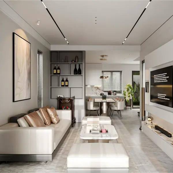 “Biến hóa” thiết kế nội thất phòng khách nhà cấp 4 đẹp, tiết kiệm, tràn đầy năng lượng