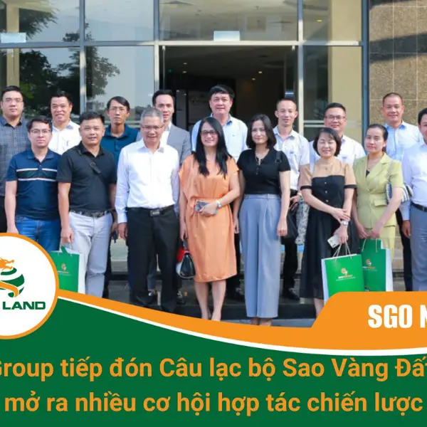 SGO Group tiếp đón Câu lạc bộ Sao Vàng Đất Việt, mở ra nhiều cơ hội hợp tác chiến lược