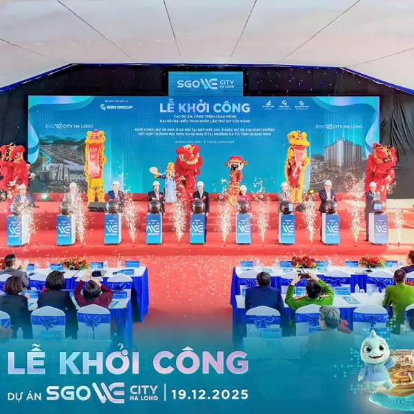 Khởi công Dự án SGO We City Hạ Long - Nhà ở xã hội kiểu mẫu thế hệ mới tại Quảng Ninh
