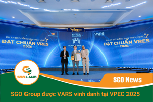 SGO Group được VARS vinh danh tại VPEC 2025 – Khẳng định năng lực phát triển dự án và chuẩn mực nghề nghiệp