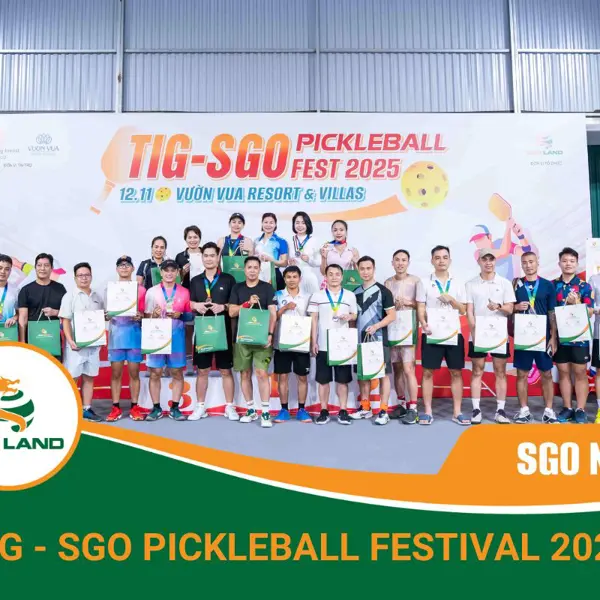 TIG – SGO PICKLEBALL FEST 2025: MỘT MÙA GIẢI BÙNG NỔ & LAN TỎA TINH THẦN GẮN KẾT