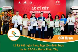Lễ ký kết ngân hàng hợp tác chiến lược dự án SGO La Porta Phúc Thọ
