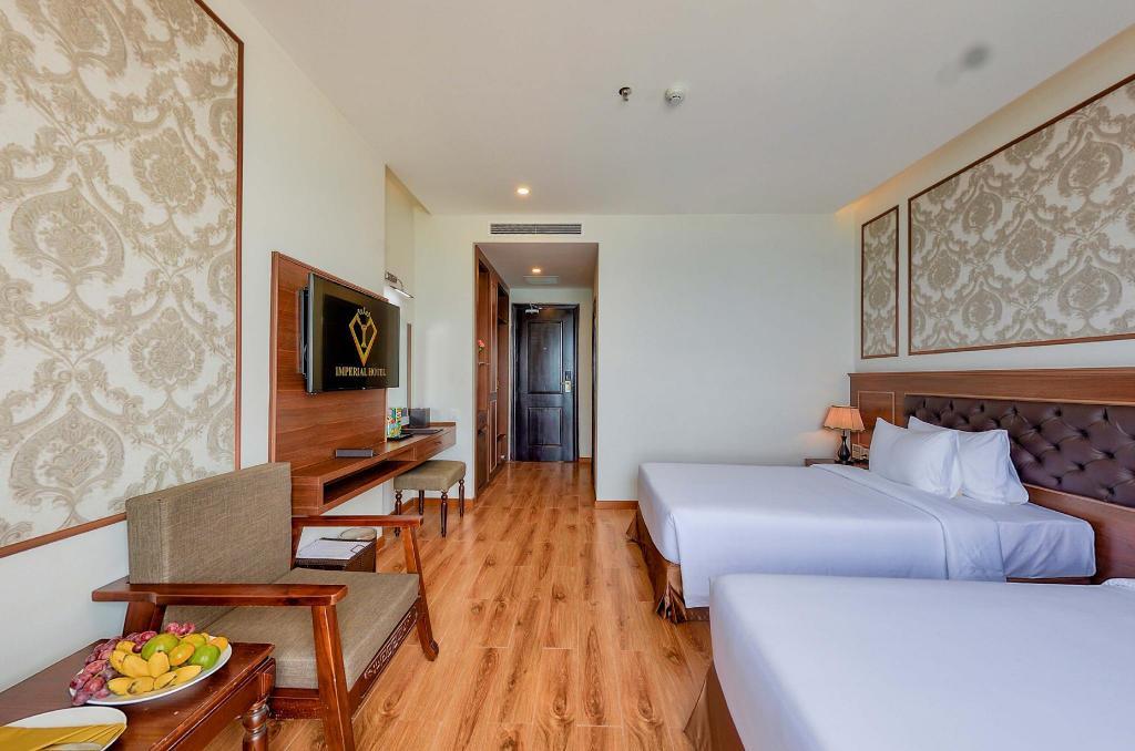 Premier Sea View Twin Room with Balcony - Khách sạn Imperial Nha Trang