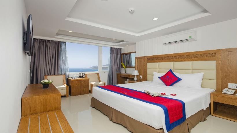 Deluxe Double Room With Sea View - Khách Sạn Sun City Nha Trang