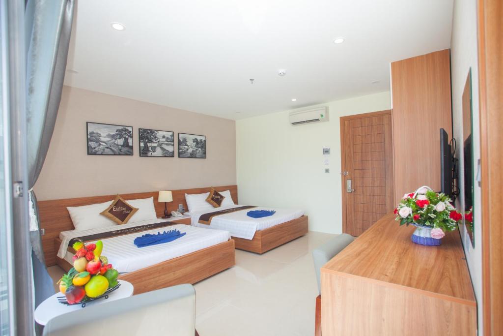 Phòng Premier Family Sea View - Khách Sạn Ecstasy Nha Trang