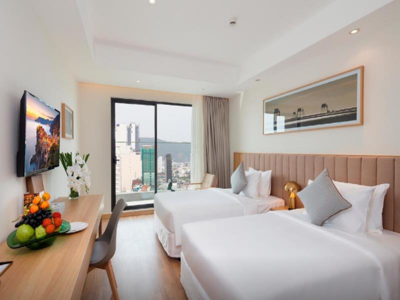 Deluxe City View Double Bed - Khách sạn Nagar Nha Trang