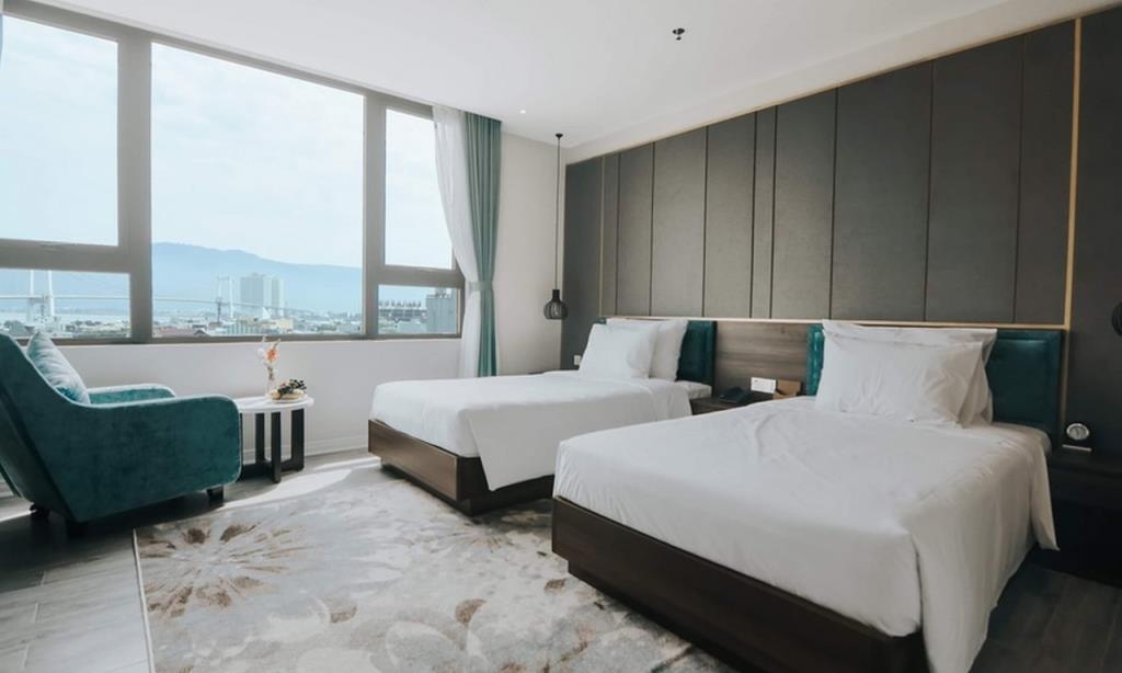 Deluxe Twin Room (Panorama view) - Khách sạn Lupin Luxury Boutique Đà Nẵng