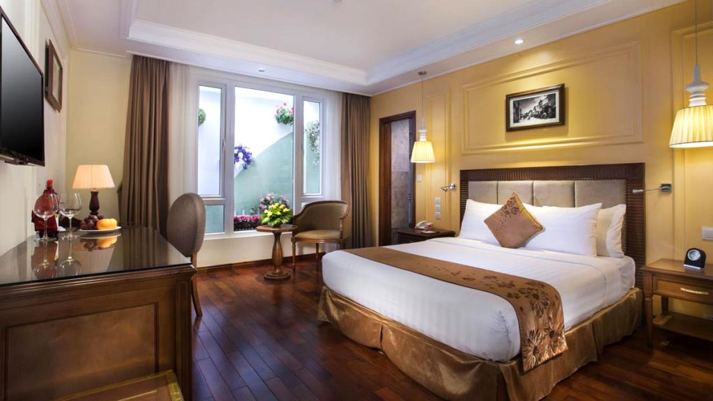 Phòng Deluxe - Khách sạn Hà Nội Pearl Hotel