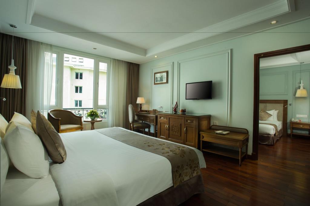 Phòng Deluxe City View - Khách sạn Hà Nội Pearl Hotel