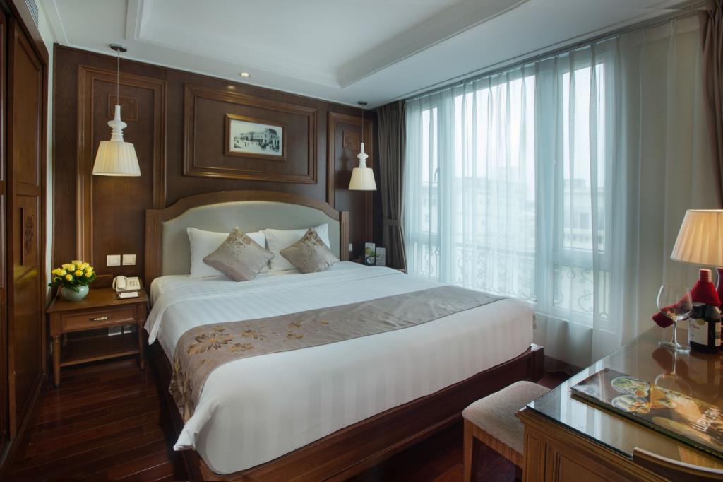 Phòng Deluxe City View - Khách sạn Hà Nội Pearl Hotel