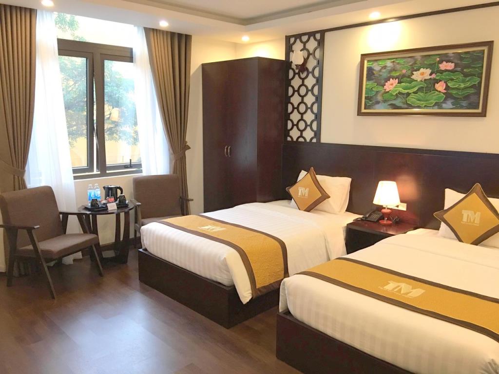 Deluxe 2 Giường Đơn Hướng Phố (Deluxe Twin City View) - Khách Sạn T&M Luxury Hà Nội