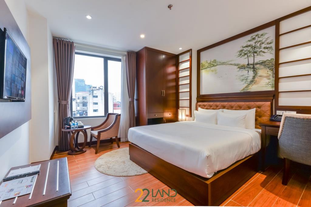 Phòng Superior Giường Đôi - Khách sạn 22Land Residence 2