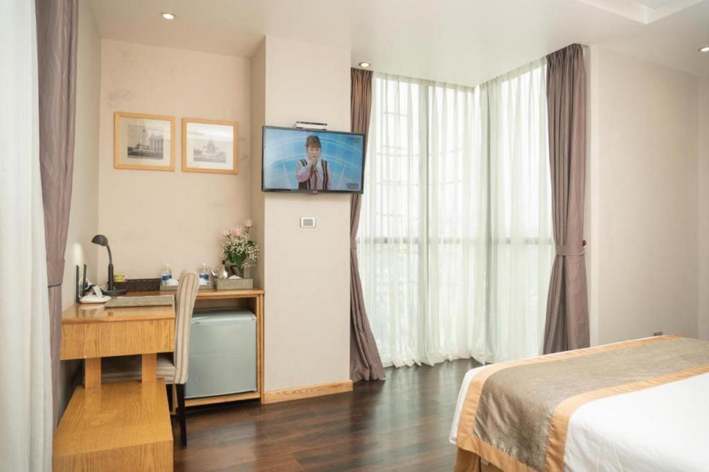 Deluxe Giường Đôi/2 Giường Đơn Hướng Phố - Khách Sạn Parkside Sunline Hanoi