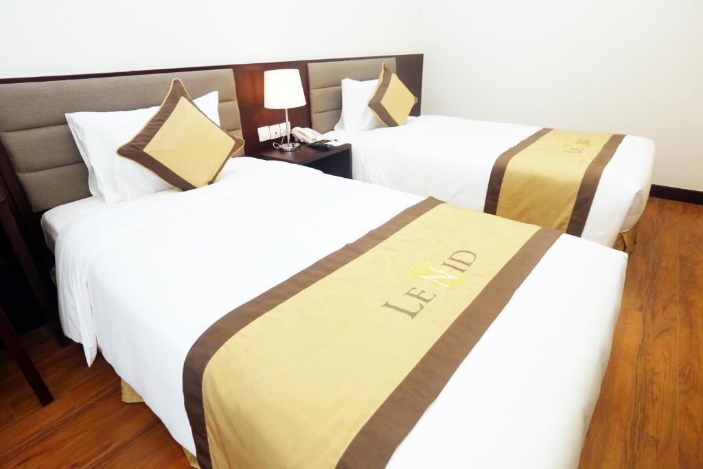 Phòng Deluxe Twin - Khách sạn Lenid Thợ Nhuộm