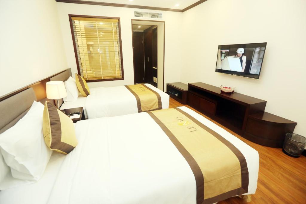 Phòng Executive Twin - Khách sạn Lenid Thợ Nhuộm