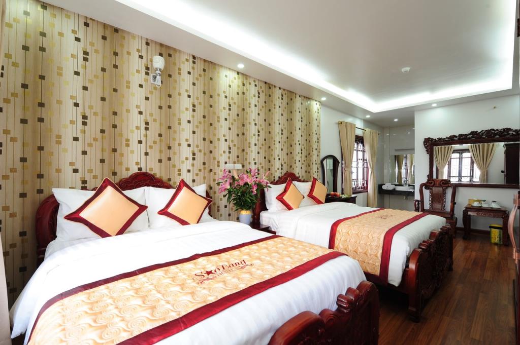 Phòng Sang Trọng 2 Giường Đôi - Khách sạn Sao Băng
