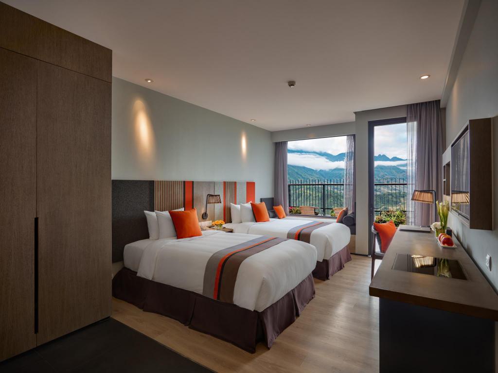 Phòng Super Deluxe Ban Công Hướng Núi - Khách sạn Pao's Sapa Leisure