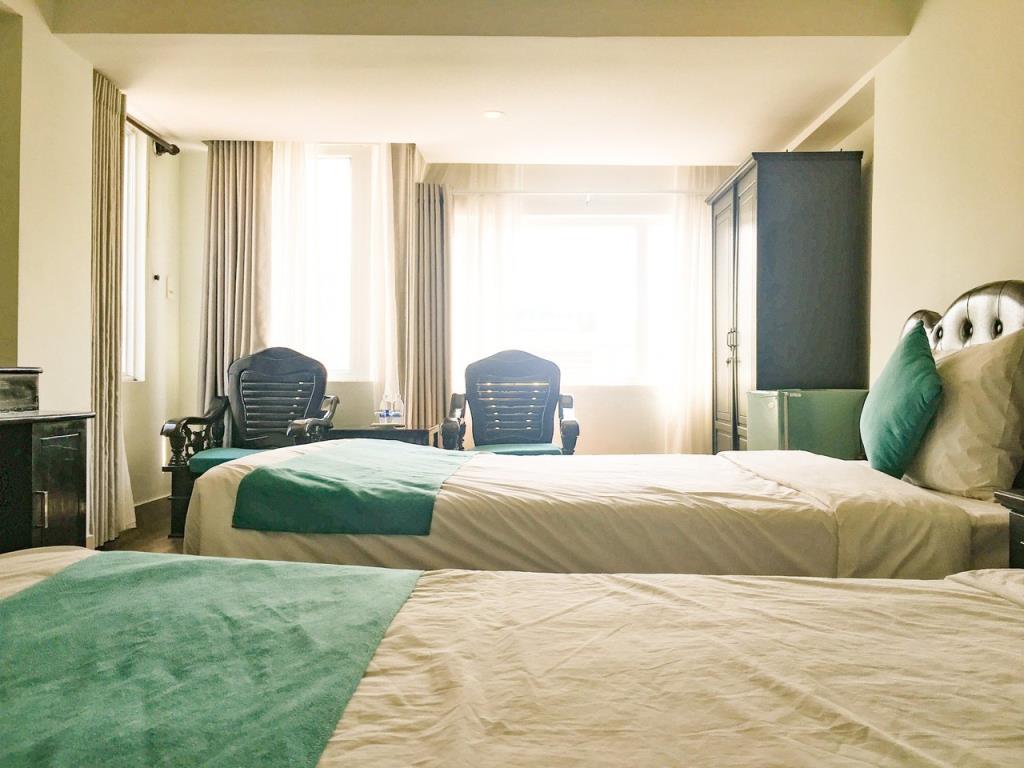 Standard Twin Room City View - Khách Sạn The Sun River Boutique Huế