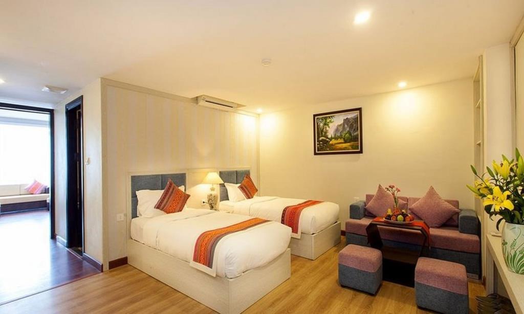 Phòng Suite Gia Đình Hướng Núi (Family Suite Mountain View) - Khách sạn Sapa Diamond