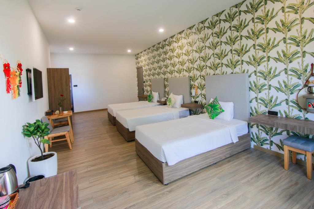 Phòng Triple - Khách Sạn Green Oasis Phú Yên