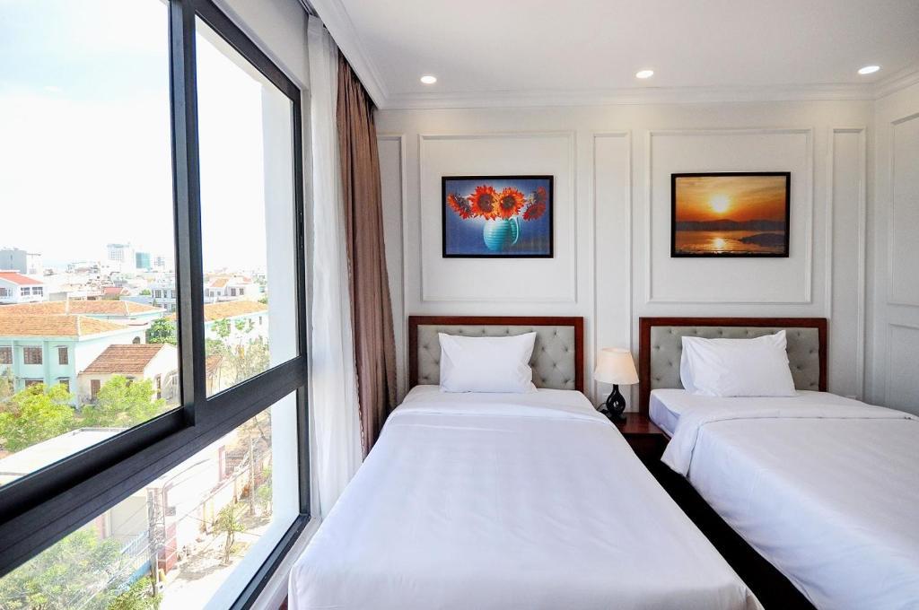 Deluxe Double Or Twin Room With City View - Khách Sạn Sunflower Phú Yên