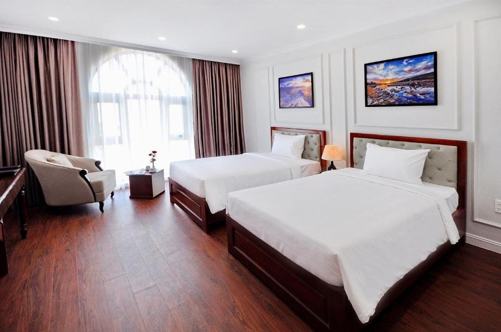 Deluxe Double Or Twin Room With Sea View - Khách Sạn Sunflower Phú Yên