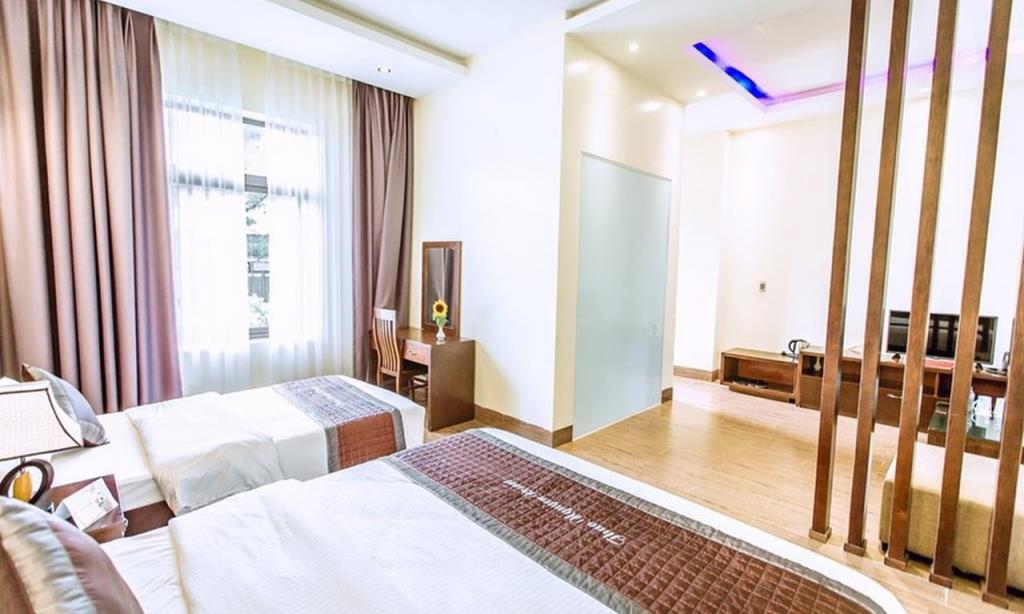 hòng Deluxe 2 Giường Đơn Hướng Vườn - Thảo Nguyên Resort Mộc Châu