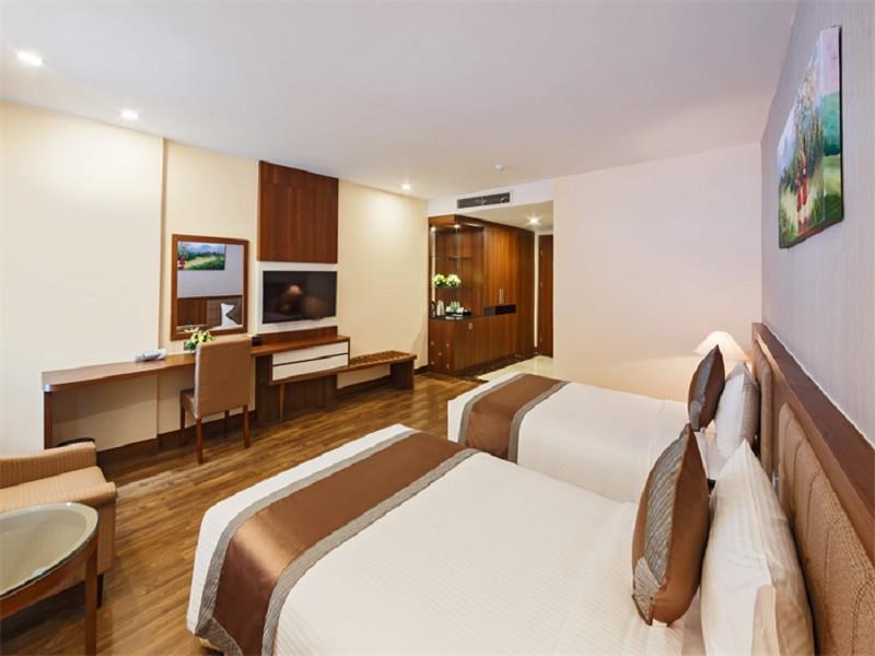 Phòng Deluxe 2 Giường Đơn Hướng Phố - Khách sạn Mường Thanh Luxury Phú Thọ