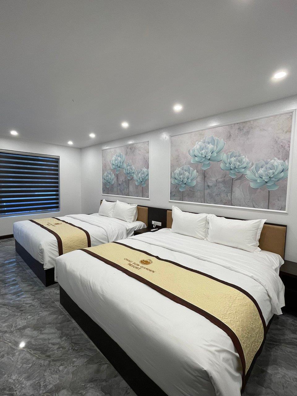 Châu Sơn Villa 1 ngủ 2 giường cỡ king - Châu Sơn Garden Resort