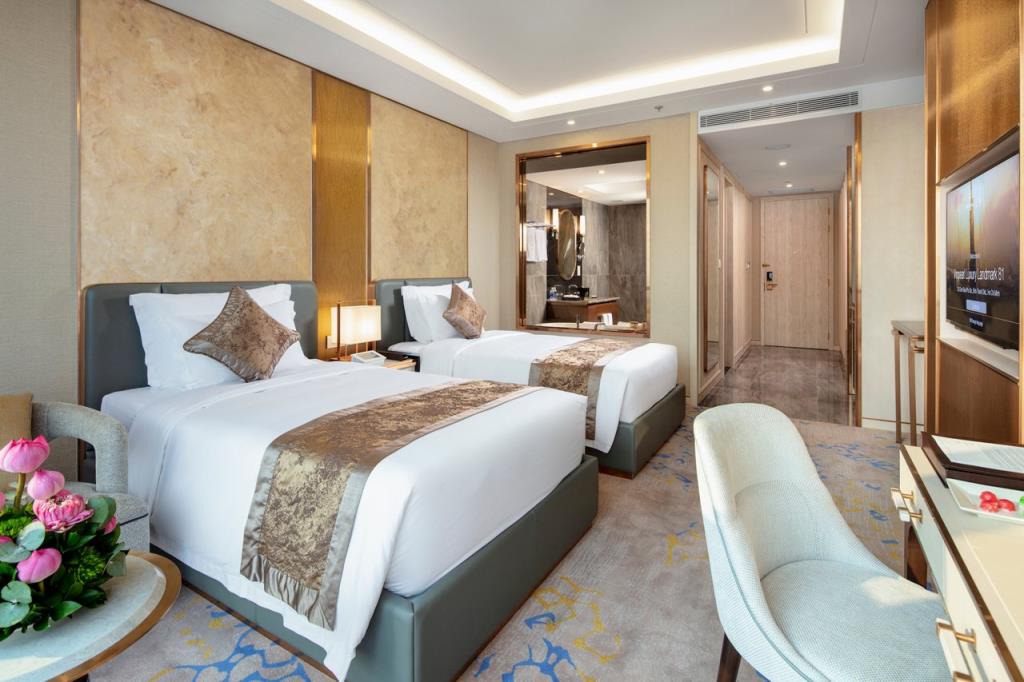 Phòng Premier 1 Giường Lớn Hoặc 2 Giường Đơn - Khách sạn Vinpearl Landmark 81 Autograph Collection