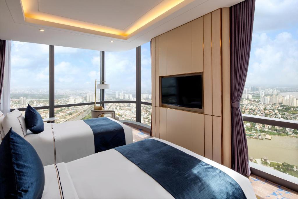 Phòng Premier 1 Giường Lớn Hoặc 2 Giường Đơn - Khách sạn Vinpearl Landmark 81 Autograph Collection
