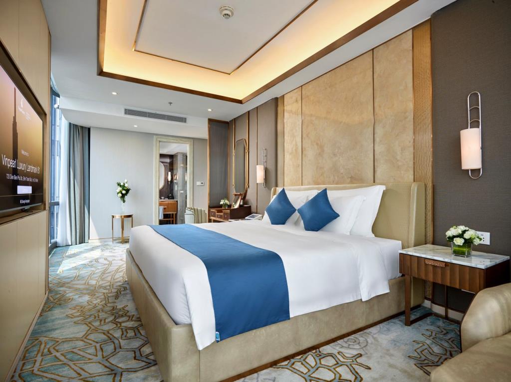 Phòng Executive Suite 1 Giường Lớn - Khách sạn Vinpearl Landmark 81 Autograph Collection