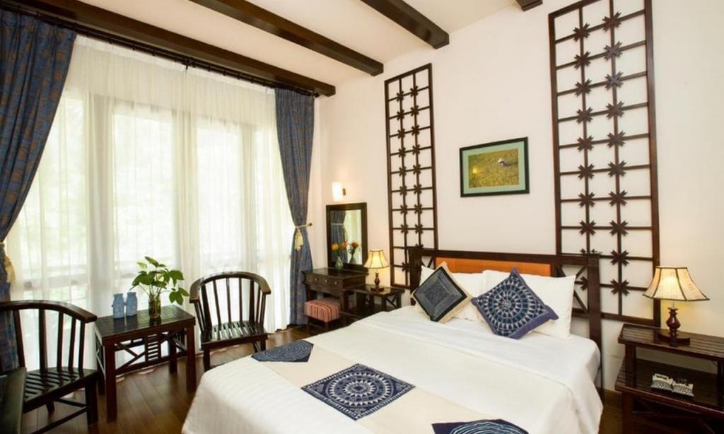 Phòng Deluxe 1 Giường Lớn Hoặc 2 Giường Đơn Hướng Núi - Mai Châu Lodge