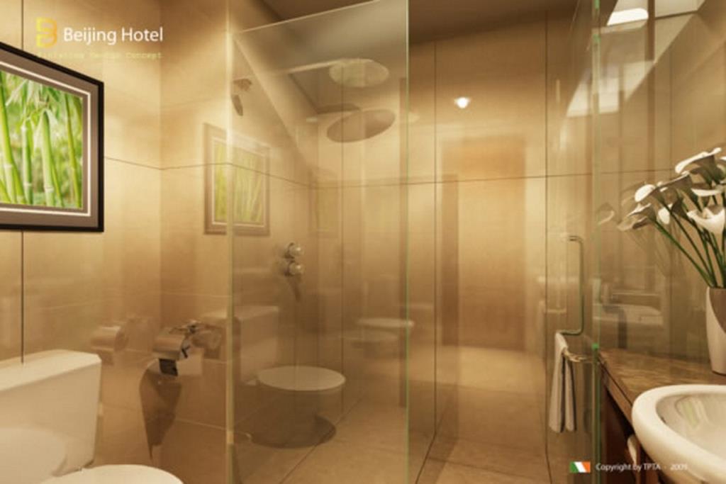Phòng Deluxe 2 Giường Đơn Ban Công Hướng Phố - Khách Sạn Beijing