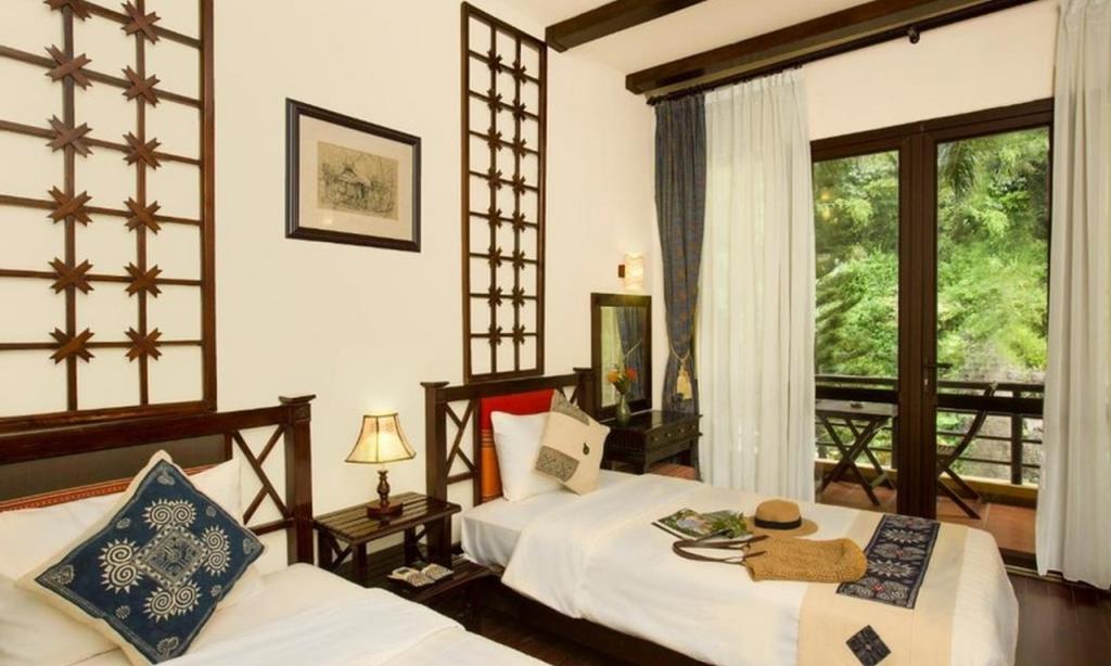 Phòng Deluxe 1 Giường Lớn Hoặc 2 Giường Đơn Hướng Núi - Mai Châu Lodge