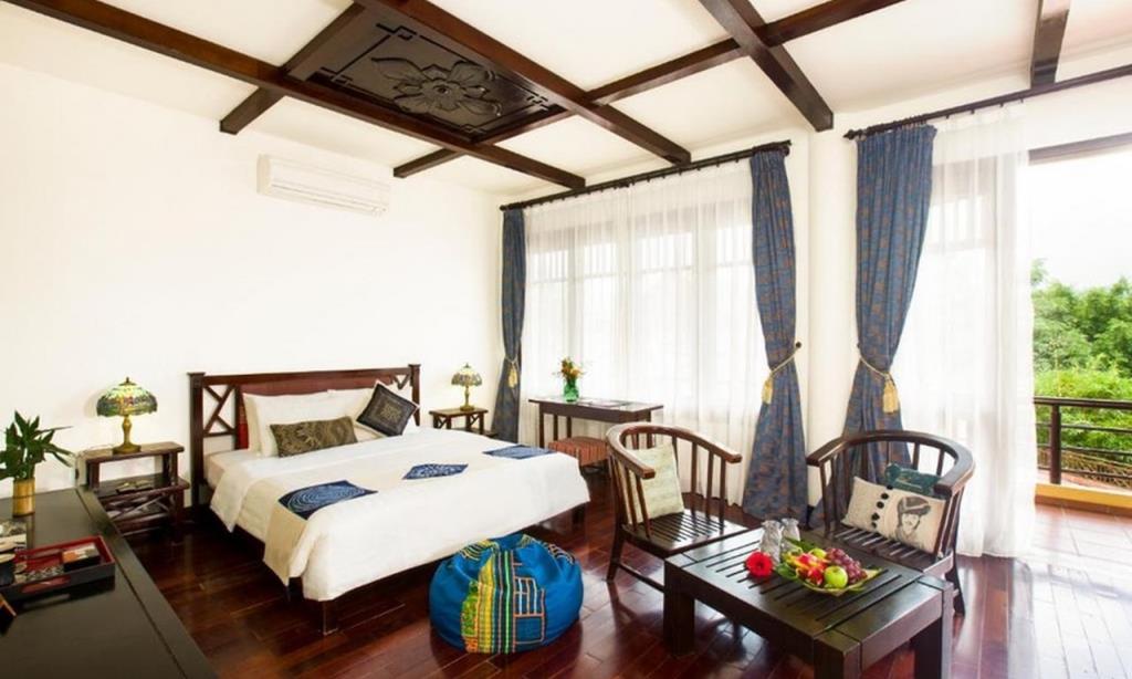 Phòng Junior Suite Ban Công Hướng Ruộng Lúa - Mai Châu Lodge