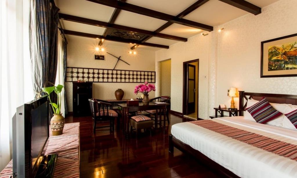 Phòng Junior Suite Ban Công Hướng Ruộng Lúa - Mai Châu Lodge