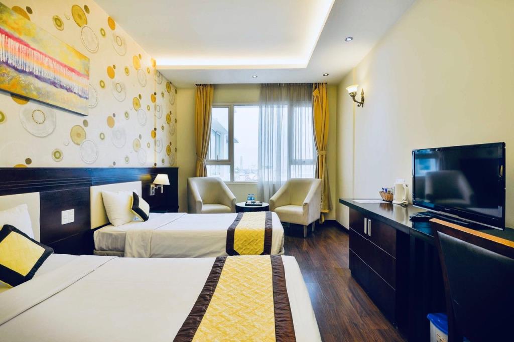 Superior twin city view - Khách Sạn Happy Life