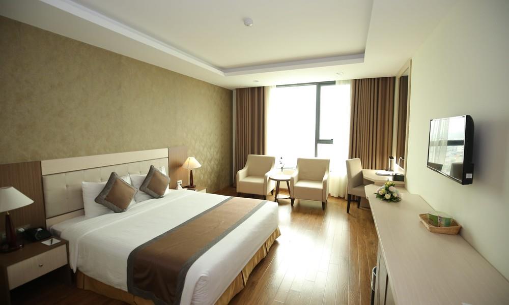 Phòng Deluxe 1 Giường Lớn - Khách Sạn Mường Thanh Grand Thanh Hóa