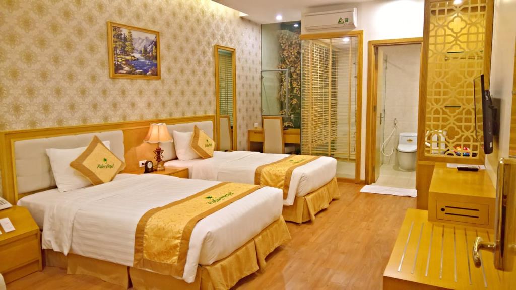 Phòng Deluxe 2 Giường Đơn - Khách sạn Palm Thanh Hóa