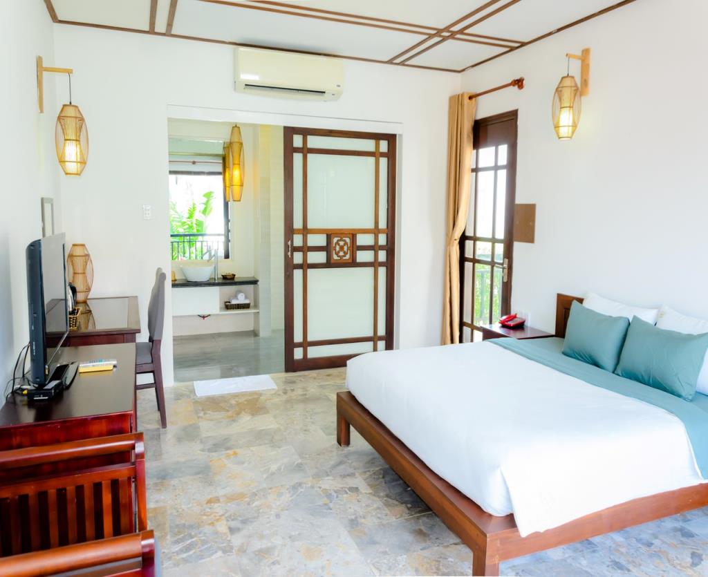Superior Double Room With Garden View - Hội An Riverside Bamboo Resort