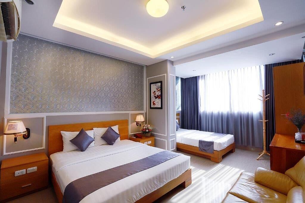 Suite City View ( Phòng Cao Cấp Gia Đình Hướng Phố ) - Khách sạn Lucky Star 266 Đề Thám